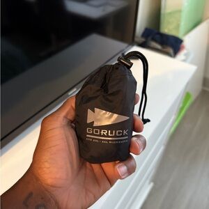 Black Rucksack Bag Cover for rain.